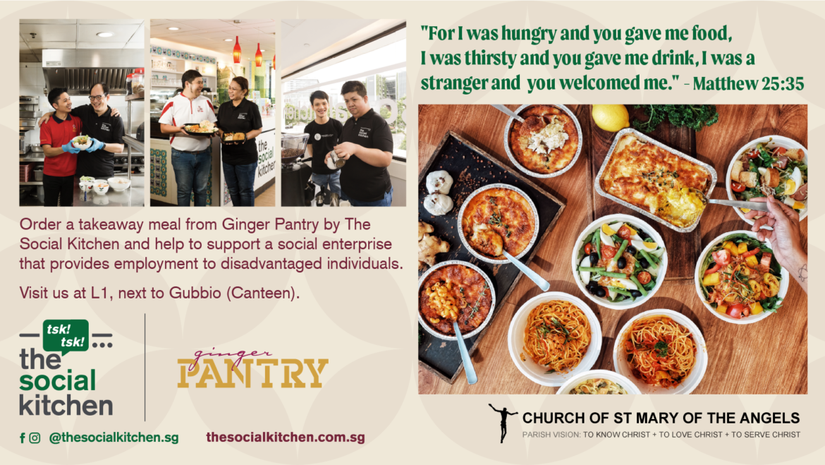 The Social Kitchen x The Ginger Pantry at St Mary of the Angels