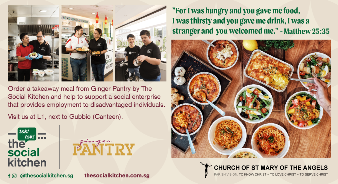 The Social Kitchen x The Ginger Pantry at St Mary of the Angels