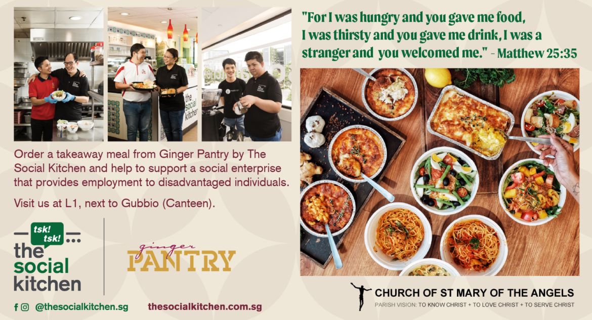 The Social Kitchen x The Ginger Pantry at St Mary of the Angels